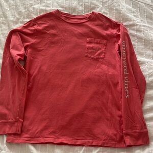 Vineyard Vines boys red long sleeve size XL